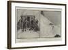 The Celebration of Mass on Mont Blanc, Erecting an Altar on the Summit-null-Framed Giclee Print
