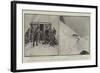 The Celebration of Mass on Mont Blanc, Erecting an Altar on the Summit-null-Framed Giclee Print