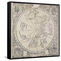 The Celestial Chart of the Southern Hemisphere-Albrecht Dürer-Framed Stretched Canvas