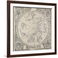 The Celestial Chart of the Southern Hemisphere-Albrecht Dürer-Framed Giclee Print