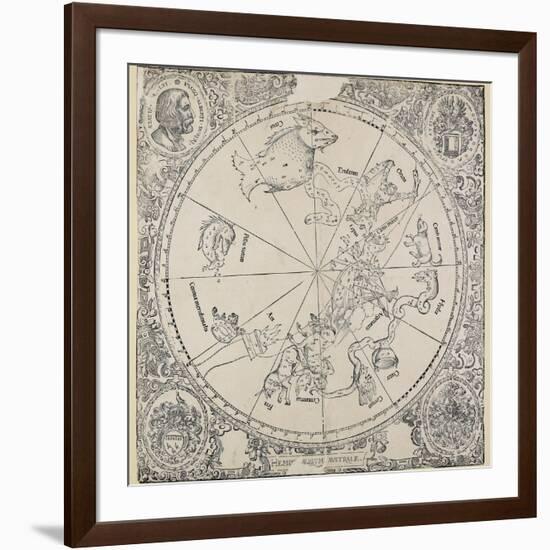 The Celestial Chart of the Southern Hemisphere-Albrecht Dürer-Framed Giclee Print