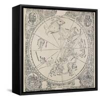 The Celestial Chart of the Southern Hemisphere-Albrecht Dürer-Framed Stretched Canvas