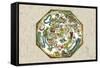 The Celestial Sky-Petrus Apianus-Framed Stretched Canvas