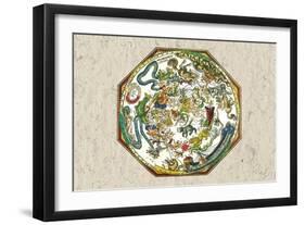 The Celestial Sky-Petrus Apianus-Framed Art Print