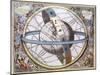 The Celestial Sphere, 1661-Andreas Cellarius-Mounted Giclee Print