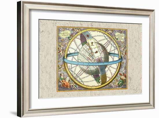 The Celestial Sphere-Andreas Cellarius-Framed Art Print