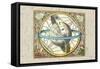 The Celestial Sphere-Andreas Cellarius-Framed Stretched Canvas