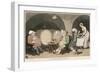 The Cellar Quartetto-Thomas Rowlandson-Framed Art Print