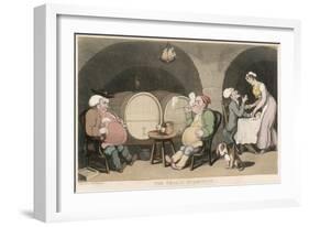 The Cellar Quartetto-Thomas Rowlandson-Framed Art Print