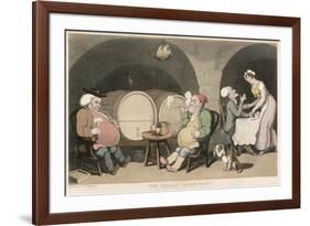 The Cellar Quartetto-Thomas Rowlandson-Framed Premium Giclee Print
