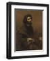 The Cellist , 1847-Gustave Courbet-Framed Giclee Print