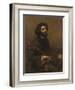 The Cellist , 1847-Gustave Courbet-Framed Giclee Print