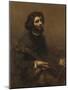 The Cellist , 1847-Gustave Courbet-Mounted Giclee Print