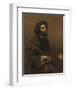 The Cellist , 1847-Gustave Courbet-Framed Premium Giclee Print