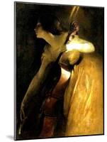 The Cellist, 1898-John Alexander-Mounted Giclee Print