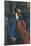The Cellist, 1909-Amedeo Modigliani-Mounted Giclee Print