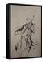 The Cellist Sketch-Marc Allante-Framed Stretched Canvas