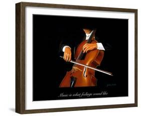 The Cellist-Julia Drake-Framed Giclee Print