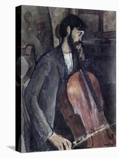 The Cellist-Amedeo Modigliani-Stretched Canvas