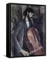 The Cellist-Amedeo Modigliani-Framed Stretched Canvas