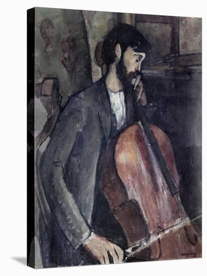 The Cellist-Amedeo Modigliani-Stretched Canvas