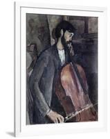 The Cellist-Amedeo Modigliani-Framed Giclee Print