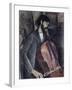 The Cellist-Amedeo Modigliani-Framed Giclee Print