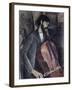 The Cellist-Amedeo Modigliani-Framed Giclee Print