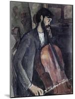 The Cellist-Amedeo Modigliani-Mounted Giclee Print