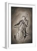 The Cellist-Marc Allante-Framed Giclee Print