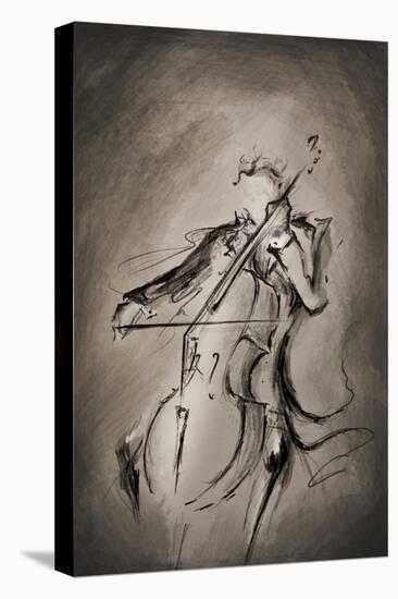 The Cellist-Marc Allante-Stretched Canvas