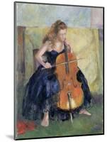 The Cello Player, 1995-Karen Armitage-Mounted Giclee Print