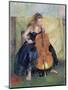 The Cello Player, 1995-Karen Armitage-Mounted Giclee Print