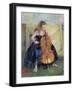 The Cello Player, 1995-Karen Armitage-Framed Giclee Print