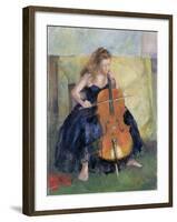 The Cello Player, 1995-Karen Armitage-Framed Giclee Print