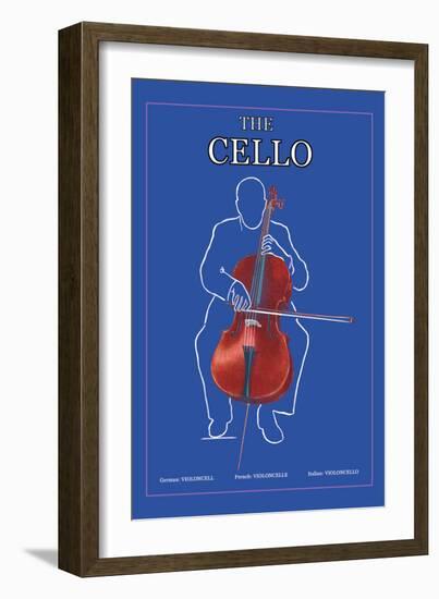 The Cello-null-Framed Art Print