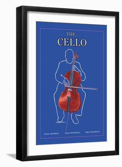 The Cello-null-Framed Art Print