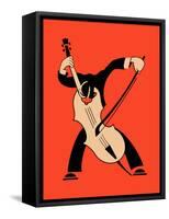 The Cello-Mark Rogan-Framed Stretched Canvas