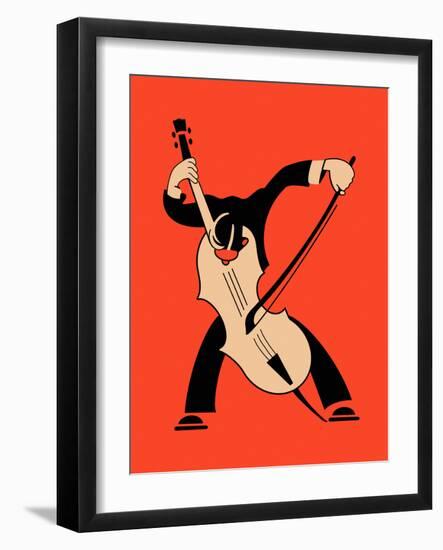 The Cello-Mark Rogan-Framed Art Print