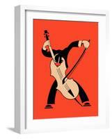The Cello-Mark Rogan-Framed Art Print