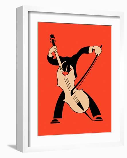 The Cello-Mark Rogan-Framed Art Print