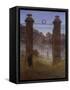 The Cemetery, 1825-Caspar David Friedrich-Framed Stretched Canvas