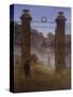 The Cemetery, 1825-Caspar David Friedrich-Stretched Canvas