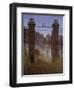 The Cemetery, 1825-Caspar David Friedrich-Framed Giclee Print