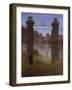 The Cemetery, 1825-Caspar David Friedrich-Framed Giclee Print