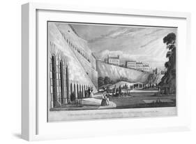 The Cemetery at Liverpool, Shewing Mr Huskisson's Grave Etc, 1831-Thomas Talbot Bury-Framed Giclee Print