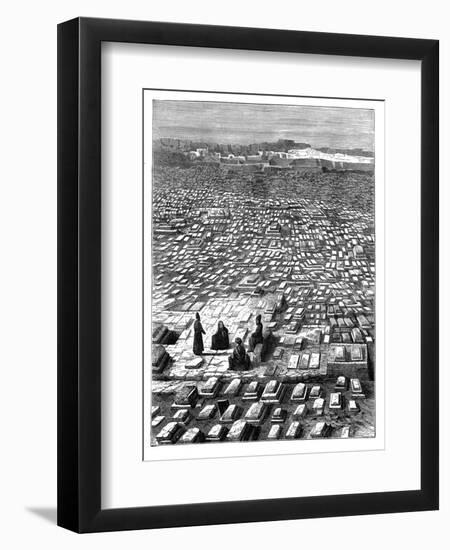 The Cemetery at Mecca, C1890-null-Framed Premium Giclee Print