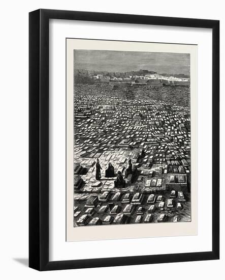 The Cemetery at Mecca. Mecca-null-Framed Giclee Print