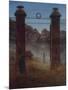 The Cemetery, Ca 1825-Caspar David Friedrich-Mounted Giclee Print