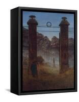 The Cemetery, Ca 1825-Caspar David Friedrich-Framed Stretched Canvas